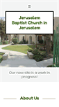 Mobile Screenshot of jerusalembaptistchurch.org