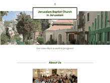 Tablet Screenshot of jerusalembaptistchurch.org